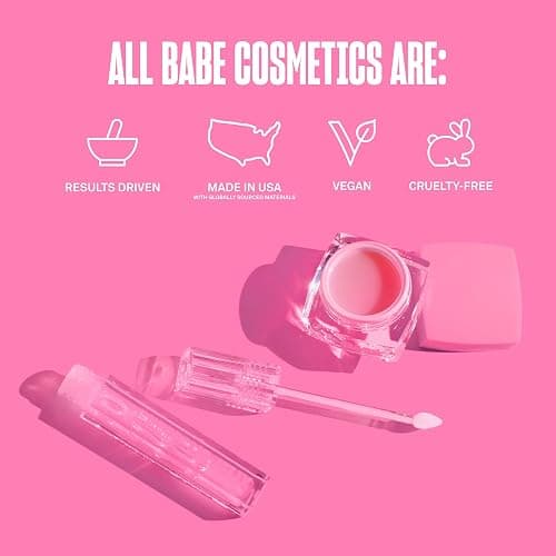 Babe Original Babe Glow Fragrance-Free Lip Sleeping Mask for Softer Lips, Hyaluronic Acid & Antioxidant Infused for Smoother, Moisturized Lips, Unscented, Cruelty-Free… thumbnail 7