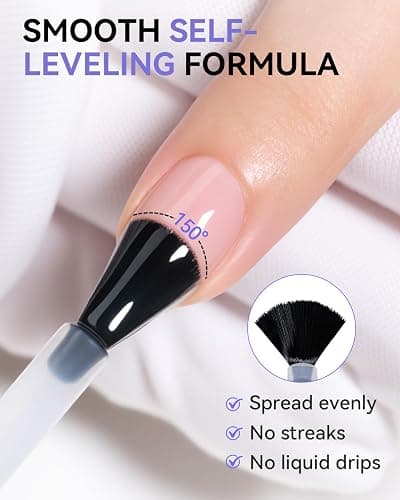 Makartt Gel Top and Base Coat Set 2 PCS 15ml No Wipe Long Lasting | Upgrade Diamond-Shine Base and Top Coat Gel Nail Polish Soak Off UV LED Lamp Needed Home DIY Salon Gift Women thumbnail 8