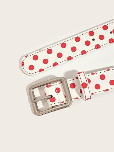 HOHOPEACH Y2k Cute Belts Polka Dot Belt Women 90s Vintage Grunge Emo Accessories Kawaii Streetwear 2000s thumbnail 8