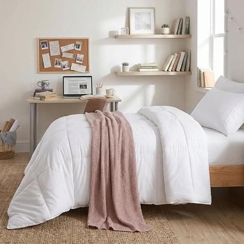 Utopia Bedding Duvet Insert, Twin XL Comforter 68 x 92 Inches, White | Cozy All Season Comforter for Kids, Boys, Girls, and Teens, Down Alternative Fill, Soft Microfiber Shell, Machine Washable thumbnail 8