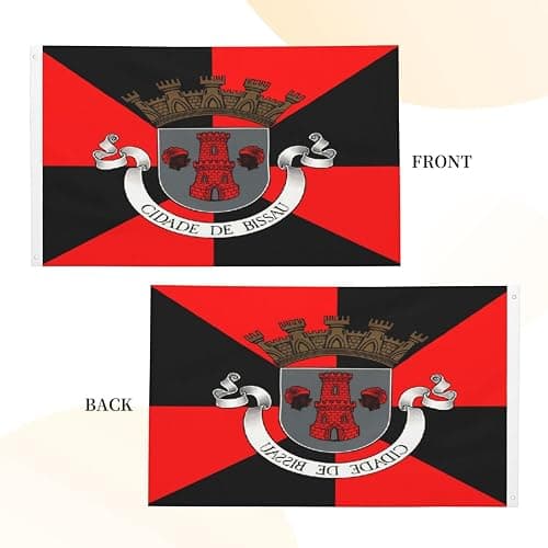 Double-Sided Bandeira Bissau Flag 3x5 Ft Outdoor Decorative Banner 2 Brass Grommets Flags Durable Polyester Home Decor thumbnail 6