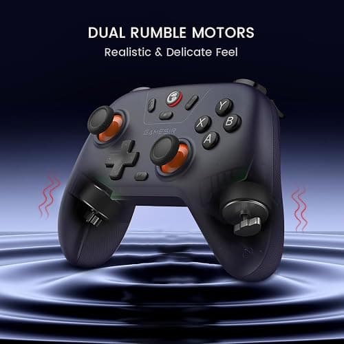 GameSir Nova Lite 2.4g Wireless Controller for Windows PC, iPhone, Android, Switch & Steam Deck, Bluetooth Controller Gamepad with Hall Effect Trigger,Turbo,Rumble Vibration(Nova Lite Purple) thumbnail 4