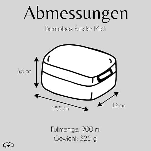 Bento Box Midi für Mepal Bentobox - Kinder Dino Brotbox Dinosaurier Lunchbox Dinosaurus Vesperdose Dinos I - 900 ml - Sage Grün - kinderbrotdosen kindergarten personalisierte brotdose kind t-rex thumbnail 2