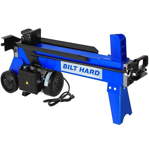 BILT HARD Log Splitter 6.5 Ton, Wood Splitter Electric Powered 15Amp, with Hydraulic Ram, Electric Firewood Splitting Machine, Horizontal - Image 1