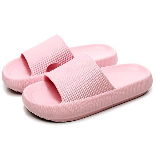 rosyclo Cloud Slippers for Women and Men, Pillow House Slippers Shower Shoes Indoor Slides Bathroom Sandals, Ultimate Comfort, Lightweight, Thick Sole, Non-Slip, Easy to Clean - Image 1