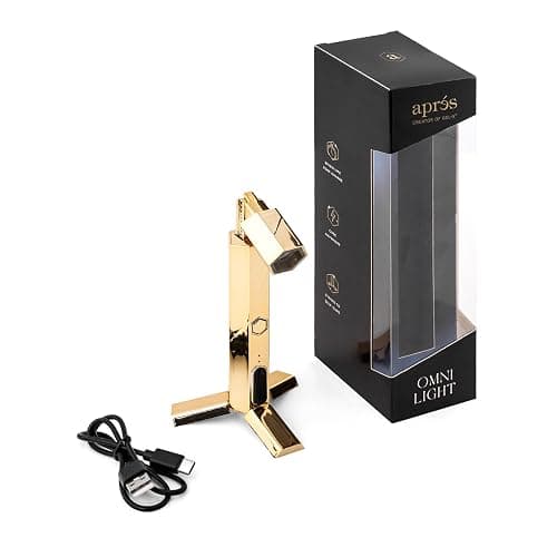 APRÉS Omni Light, Gel-X UV LED Lamp, Flash Curing Wand, Handheld or Standing Cordless Nail Lamp for Gel Nails - Image 1