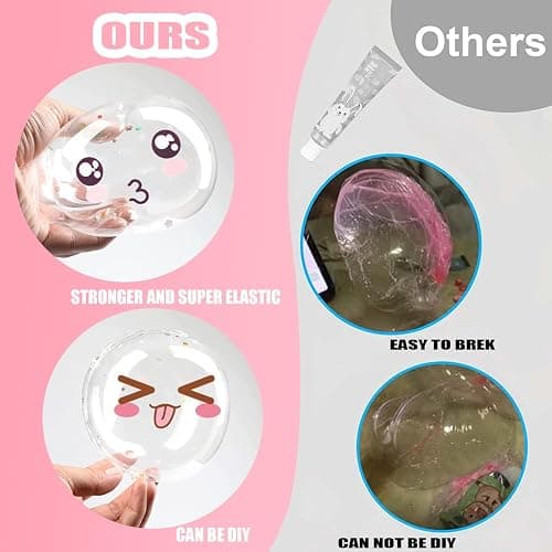 YIXIPAZH Nano Tape Bubble kit Balloons Nano Tape bubbls kit Squishy Kits bloonies Plastic Bubbles White Balloons Bulk Bubbles thumbnail 6