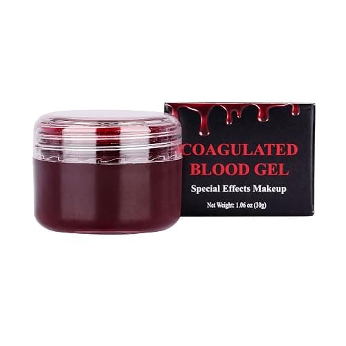 Wismee SFX Makeup Kit Professional Face Body Paint Halloween Special Effects Makeup Set with Scar Wax,10 Face Paint Brushes,Spatula Tool,2 Fake Scab Blood,Stipple Sponge Oil Based Face Painting Kit thumbnail 6