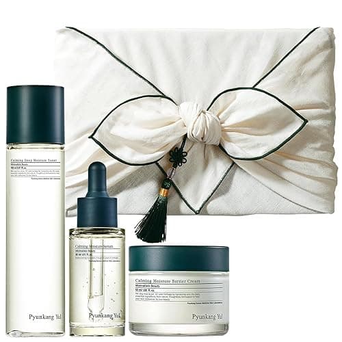 [PKY] Pyunkang Yul Calming Skincare Gift Set with Premium Gift Wrapping, Vegan, Korean Skincare (3-item set) Stocking Stuffer Christmas Holiday New Year gift set - Image 1