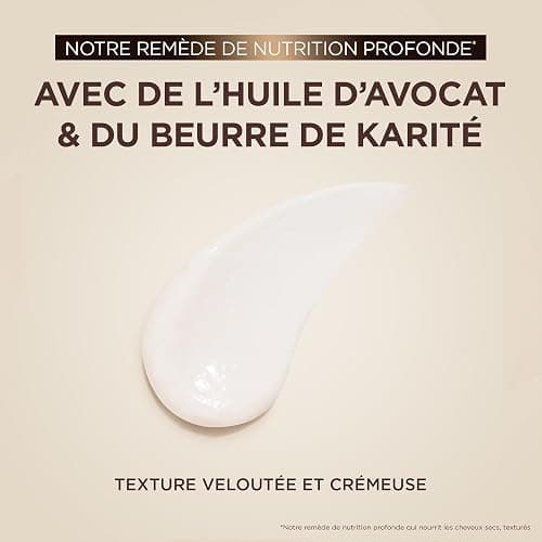 Garnier Ultra Doux - Après-Shampooing pour Cheveux Secs, Bouclés à Crépus - À l'Huile d'Avocat et Beurre de Karité - Texture Crémeuse et Onctueuse - 360 ml - Homme & Femme thumbnail 5