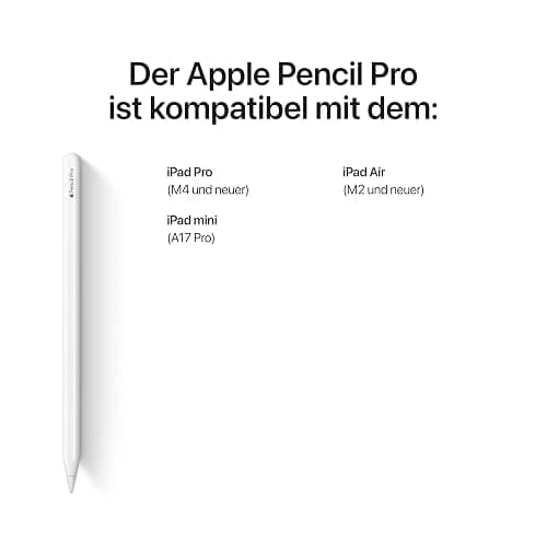 Apple Pencil Pro: Fortschrittliche Tools, pixelgenaue Präzision, Neigungs und Drucksensitivität und branchenführende niedrige Latenz zum Notizenmachen, Zeichnen und um Kunstwerke zu erschaffen thumbnail 4