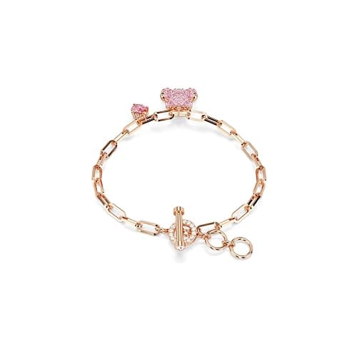 Swarovski Teddy bracelet Bear, Pink, Rose gold-tone finish thumbnail 5