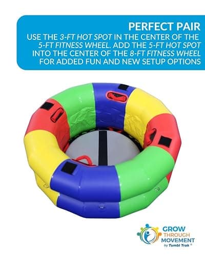 Hot Spot - Air-Filled Balance Disk for Kids - Stability, Coordination and Motor Skill Development Tool for Therapy thumbnail 6