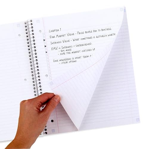 Five Star and National Wildlife Federation Spiral Notebook + Study App, 1 Subject, College Ruled Paper, 11" x 8-1/2", 80 Sheets, Forest Bear, 1 Count (820088FM) thumbnail 4