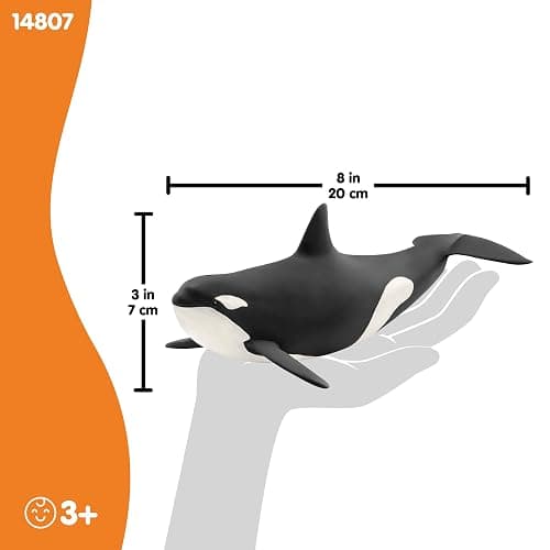 Schleich Wild Life, Animal Figurine, Animal Toys for Boys and Girls 3-8 Years Old, Killer Whale, Ages 3+ thumbnail 3