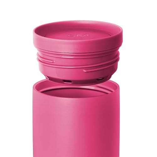 Simple Modern Travel Coffee Mug Tumbler with 360° Lid | Ceramic-Lined Insulated Stainless Steel Cold Brew Iced Coffee Cup | Gifts for Women Men Her Him | Voyager Signature | 16oz | Berry thumbnail 5