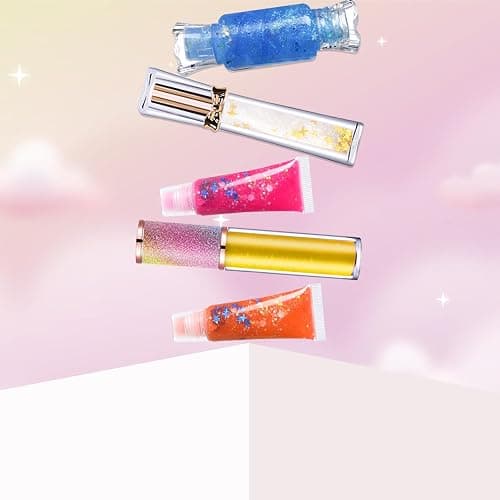 JCOOS Lip Gloss Making Kit, Lip Gloss Set for Teens Kids Tweens Girls Woman Lip Kit Fun DIY Lipgloss Making Kit, Make Your Own Lip Gloss Kit, Moisturizing Glitter Kids Gifts Stuff for Girls 10-12 thumbnail 5