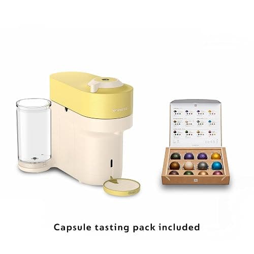 Nespresso Limited-Edition Vertuo Pop+ Coffee and Espresso Maker by De'Longhi, Pastel Yellow thumbnail 8