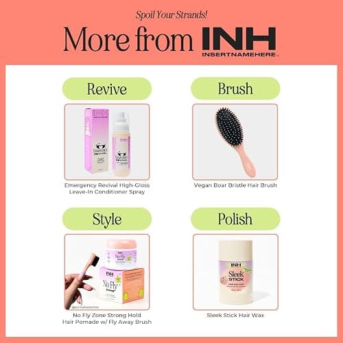 INH Hair Mascara for Flyaways | Quick Slick Hair Finishing Stick for Flyaways, Frizz Control, & Slick Back Look | Non Greasy & Non Comedogenic Smoothing Serum & Frizz Tamer Wand | Peach Tart, 18ml thumbnail 6