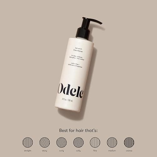 Odele Vegan Leave-In Conditioner, for Deep Moisture, Detangling, Frizz Control, Weightless Shine, and All Hair Types + Textures, 8 fl oz (2-Pack) thumbnail 3