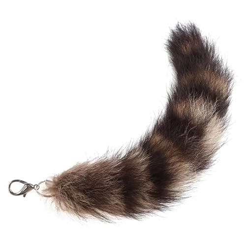 WOZUN For Key Ring Raccoon Coat Tails Chain Keychain Keyring Gift New thumbnail 8