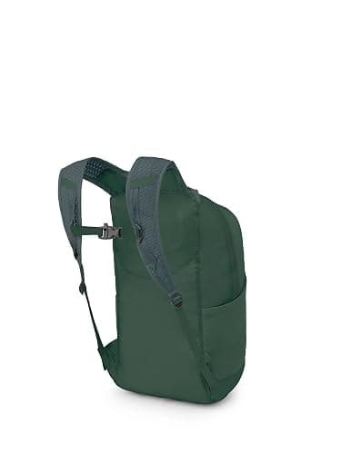 Osprey Ultralight Collapsible Stuff Pack - Lightweight, Packable Travel Backpack — Extra Bag For Travel and Every Day — 18 L Capacity Daypack to Expand Luggage, Tundra Green thumbnail 6