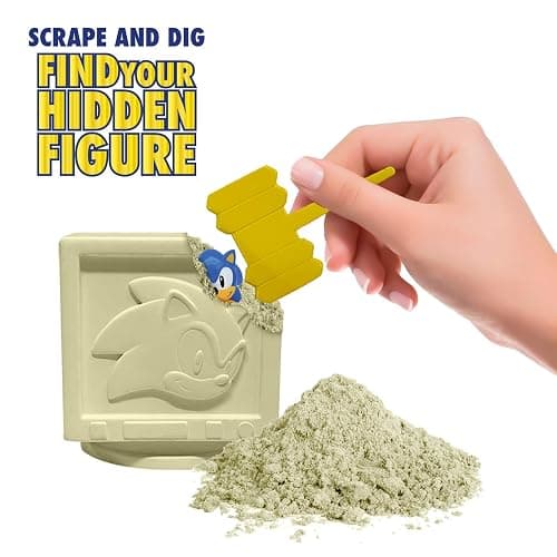 Sonic The Hedgehog Minekit – Licensed Dig‑and‑Discover Toy with Amy’s Hammer, 7 Figure Mystery (Includes Rare Gold‑Plated Super Sonic) Just Toys thumbnail 8