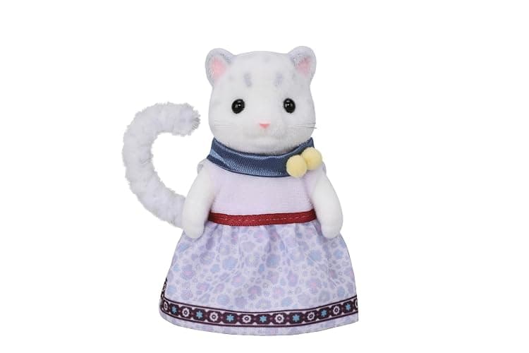 Sylvanian Families - 5814 Snow Leopard Family, Playset with Animal Figure, Velvety Animal Figures, Leopards, Toys for Children Aged 3 and Up thumbnail 4