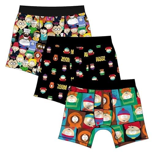 Bioworld South Park Men's Boxer Briefs (Pack of 3) - Image 1