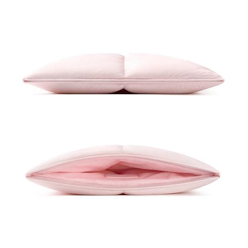 Comfyable Puffy Laptop-Hülle 15/16 Zoll, Gesteppte Puffer Laptop Tasche, weiche MacBook Sleeve kompatibel mit MacBook Air 15 Zoll M5 A3448 und MacBook Pro 16 Zoll M5 Pro/Max A3428 A3429, Hellrosa thumbnail 3