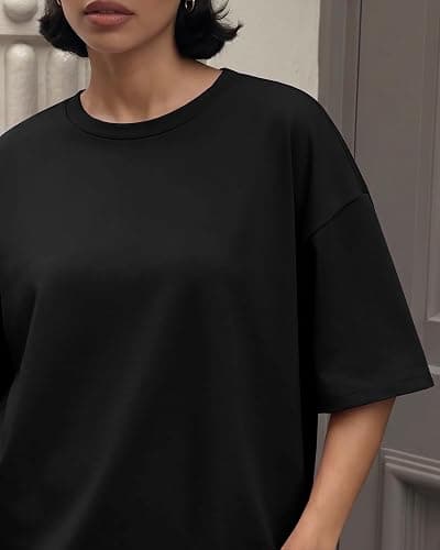 GAYHAY Oversized Tshirts for Women - Spring Summer Workout Clothes Short Sleeve Tops Crew Neck Tee Shirts Fashion Casual 2026 thumbnail 3