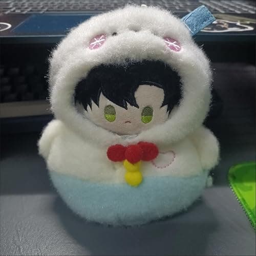 Game Love and Deepspace Rafayel Xavier Sylus Crow Zayne 10cm Plush Clothes Cartoon Idol Coveralls Costumes Pendant Merch thumbnail 4