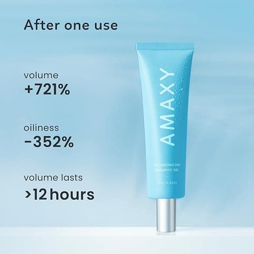 AMAXY Wet Dry Shampoo Gel | Instant Freshness & Volume, Oil Absorption, Non-Aerosol, Powder-Free, Scalp-Friendly, Cleansing & Comfort with Natural Ingredients thumbnail 9