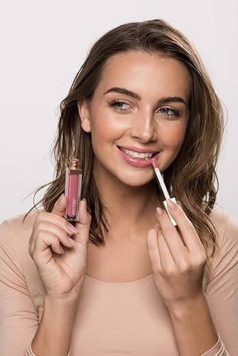 Sara Happ Pink Slip Luxe Gloss with Subtle Shimmer - High-Impact Shine & Long-Lasting Wear, Nourish, Hydrate, and Heal Your Lips, 0.21 fl. oz. - Pink thumbnail 5