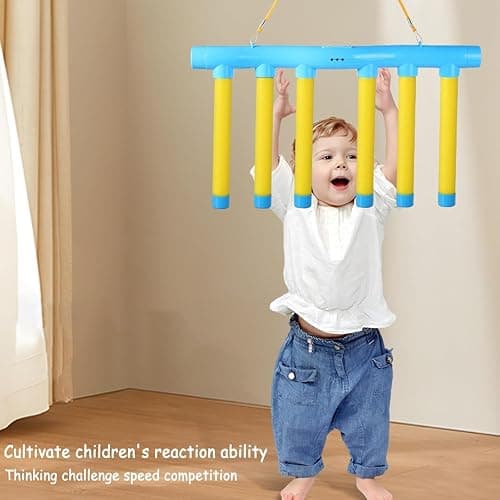 Upgrade Reflex Challenge Game - Drop The Stick, Catch All Drop Sticks Game, Hand Challenge, Hand Eye Coordination Reaction Training Toy, Adjustable Speed thumbnail 5