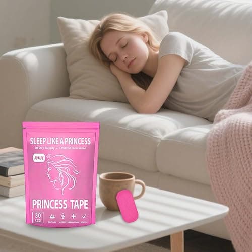 joxipe (4 Packs) Pink Anti-snoring Strips Improve Nasal Breathing and Reduce snoring. Gentle Transparent Tape Strips, Painless Removal and Low-Allergy Tape - Sleep Mouth Tape thumbnail 2