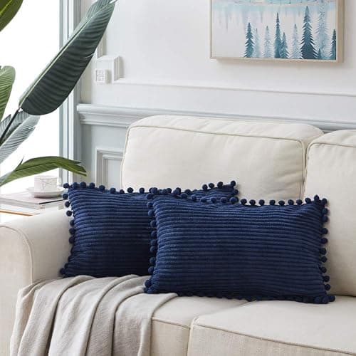 Fancy Homi Pack of 2 Boho Lumbar Decorative Throw Pillow Covers thumbnail 6
