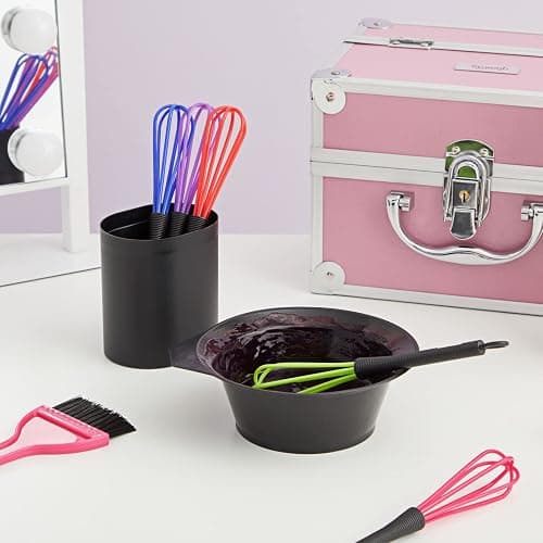Glamlily Silicone Mini Hair Color Whisk Set - Precision Hair Dye Mixing Whisk - Multi-Use Salon & Kitchen Mixers - Vibrant Color Tools for Salon Organization - 6 Count, 7 x 1.2 in thumbnail 4