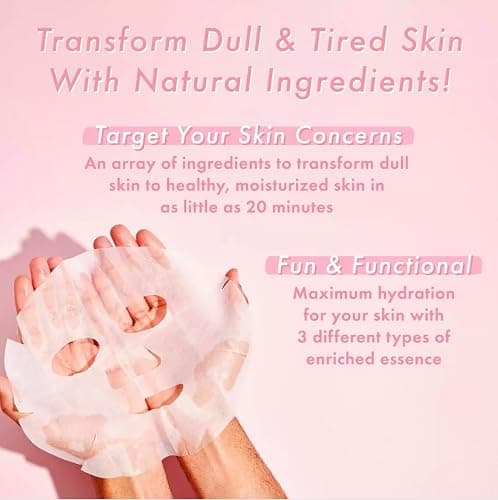 TONYMOLY I'm Real Sheet Mask, Korean Skin Care Face Mask , Hydrating & Moisturizing Skincare, Vitamin Infused Facial, Soothes Skin thumbnail 7