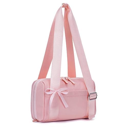 ANKICK Mini Gym Bag Small Duffle Bags Tote for Women Pink Workout Bag Lightweight for Weekender Travel Sports Yoga Fitness - Image 1