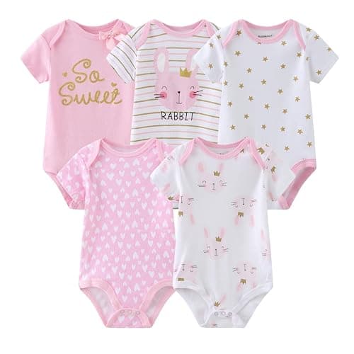 MAMIMAKA Newborn Layette Gift Set Bodysuits Pants for Baby Girl and Boy 24 Piece 100% Cotton Essentials and Accessories thumbnail 2