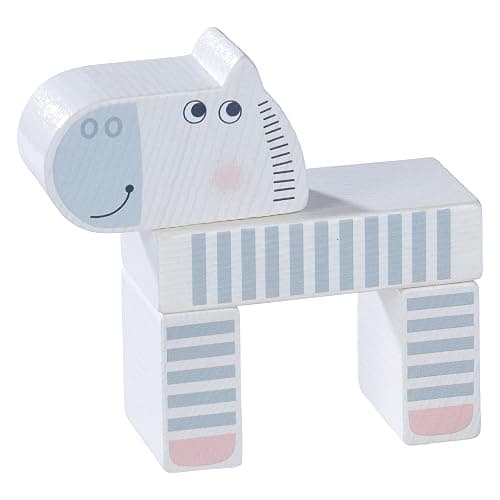 HABA Wooden Building Blocks Animal Parade - 25 Piece Wooden Toddler Toy Set for Ages 1-3 - Stacking Toys & Wood Blocks for Kids 2-4 Years, Made in Germany thumbnail 8