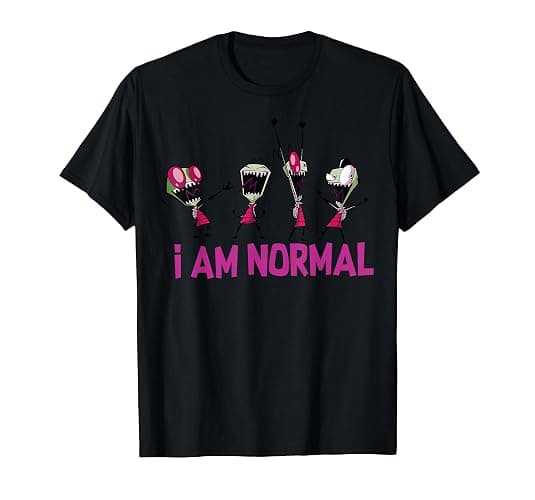 Nickelodeon Invader Zim I Am Normal Dance T-Shirt Small - Image 1
