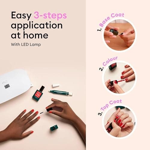 Manucurist • Green Flash LED Gel Nail Polish • Vegan • 12-Free, Plant-Based (58%) Gel Polish • Made in France • 0.5 fl oz (VICTORIA PLUM) thumbnail 6