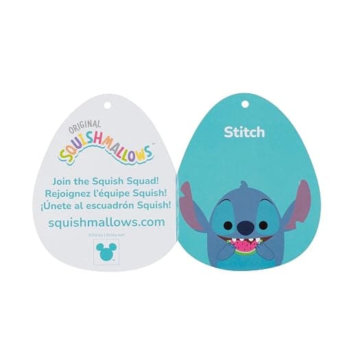 Squishmallows Original Disney 14-Inch Stitch with Watermelon - Official Jazwares Plush (Large) thumbnail 7