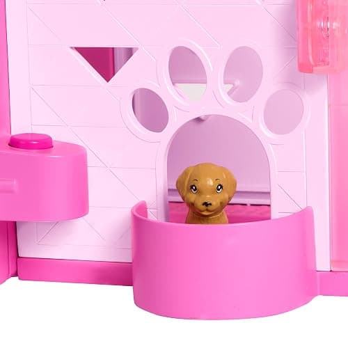 Barbie Dreamhouse, Pool Party Doll House with 75+ Pieces and 3-Story Slide, House Playset, Pet Elevator and Puppy Play Areas thumbnail 6
