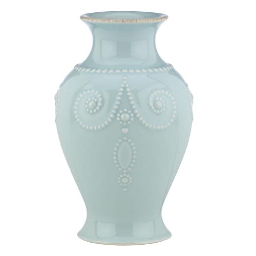 Lenox French Perle Fluted Vase 8" (Bluebell) - Image 1