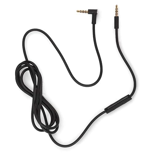 Tobysome Replacement Audio Cable Cord Wire with in-line Microphone and Control Compatible with Beats Headphones Solo, Studio, Pro, Detox, Wireless, Mixr, Executive Headphones (Black) thumbnail 8