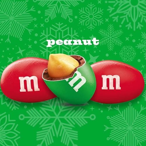 M&M'S Peanut Milk Chocolate Candy, Christmas Stocking Stuffers, Bulk Christmas Candy 38 oz Bag thumbnail 5