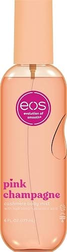 eos Cashmere Body Mist, Pink Champagne, Body Spray for Women, Hair Mist, Moisturizing, Hyaluronic Acid, Glycerin, Vegan, Cruelty-free, 6 fl oz - Image 1